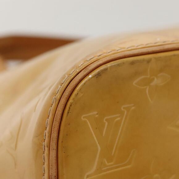 LOUIS VUITTON Monogram Vernis Houston Hand Bag Beige M91004 - Picture 15 of 16